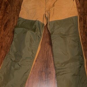 SafTBak Men's Khaki and Green Trousers Vintage 80’s Outdoor/Hunting Size 34